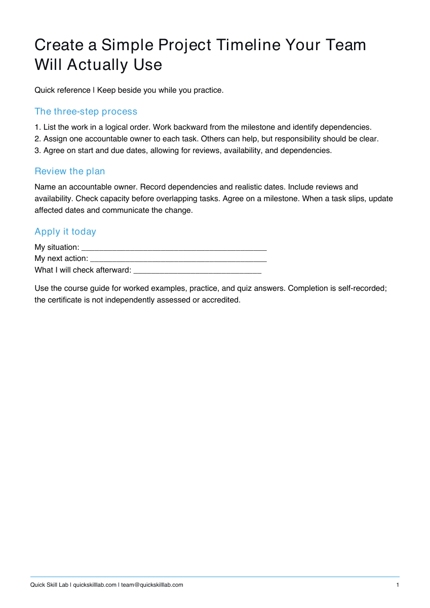 Actual reference preview for Create a Simple Project Timeline Your Team Will Actually Use